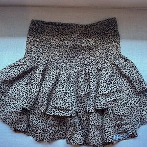 Printed Mini Skirt